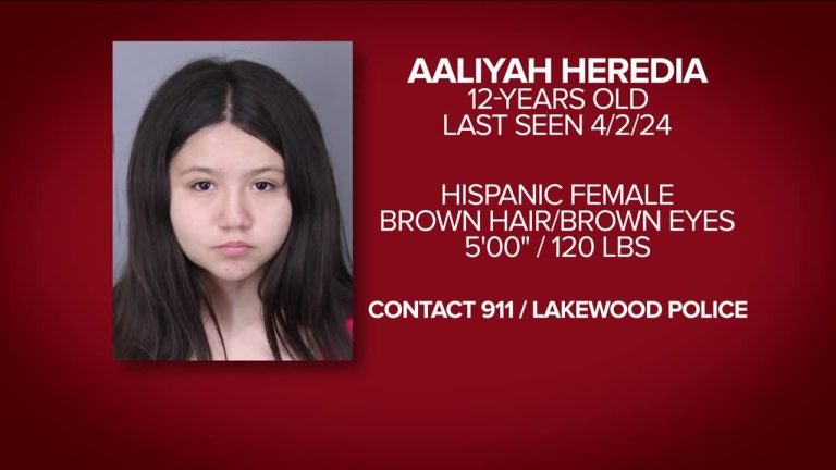 Police are Looking for A Missing 12-Year-Old Lakewood Girl.