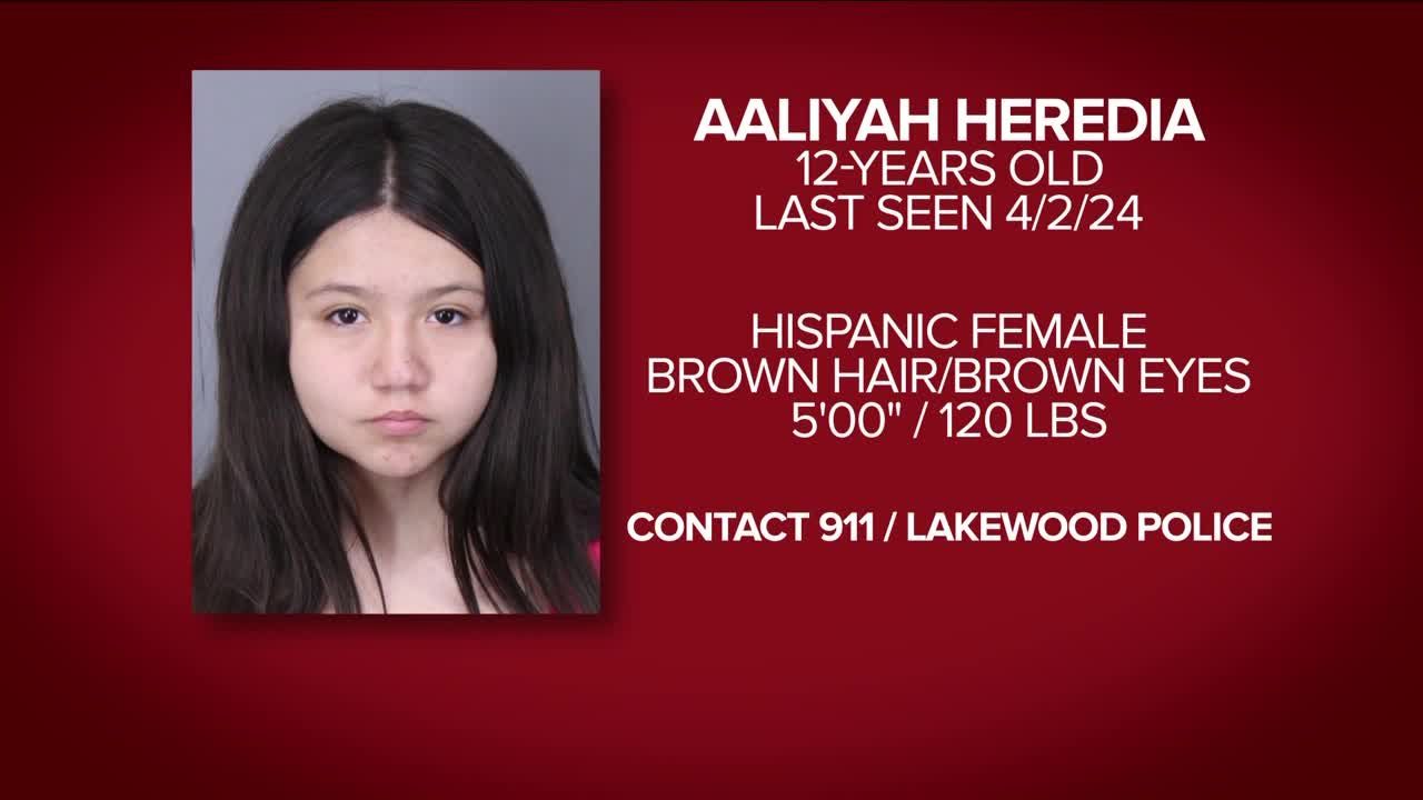 Police looking for missing 12-year-old Lakewood girl