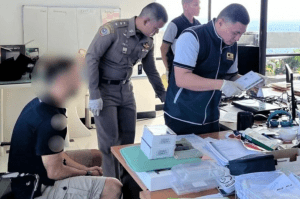 Russian Man Arrested In Pattaya For Illegal Trade Linked To A Suicide