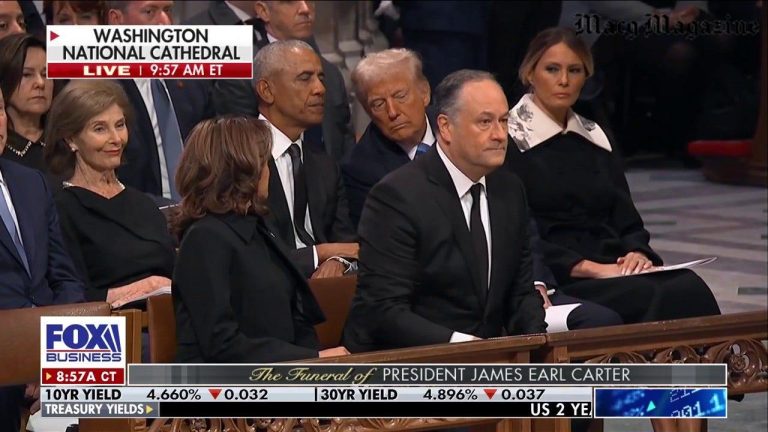 George W. Bush’s Playful Gestures Steal the Spotlight at Carter’s Funeral