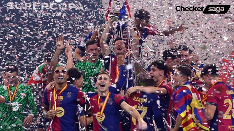 Barcelona Claims Spanish Super Cup Title with a Stunning 5-2 Victory Over Real Madrid